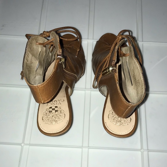 Vince Camuto Open-Toe Heels - Picture 3 of 4